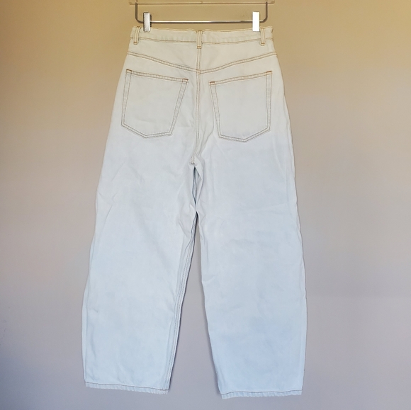 Arket Loose Barrel Balloon Leg Jeans Light Wash Size 28 - Picture 3 of 11